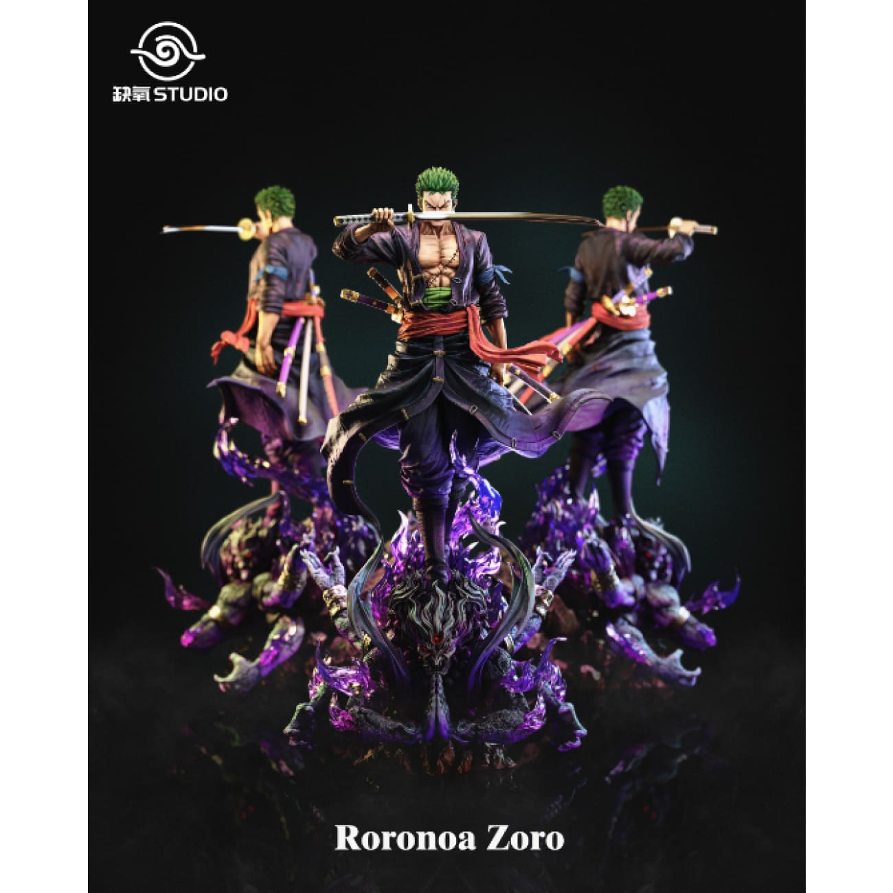 Que Yang Studio - Purple Flame Roronoa Zoro [2 Variants]