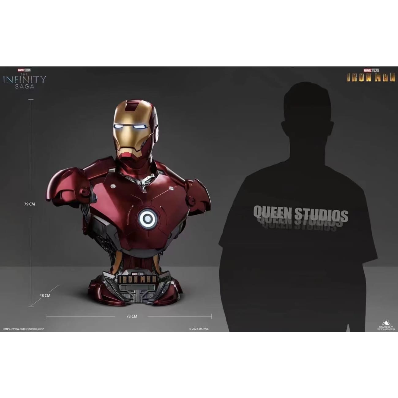 Queen Studio - Iron Man Bust Mark 3 [1/1 scale]