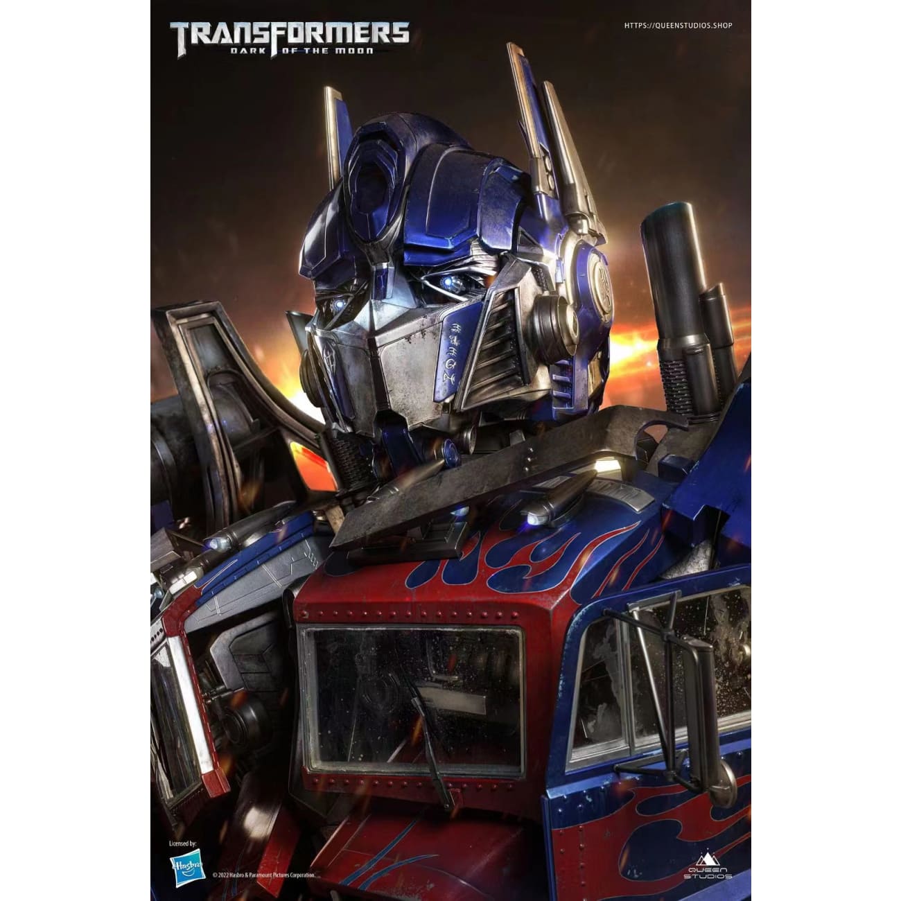 Queen Studio - Optimus Prime Human-size Bust