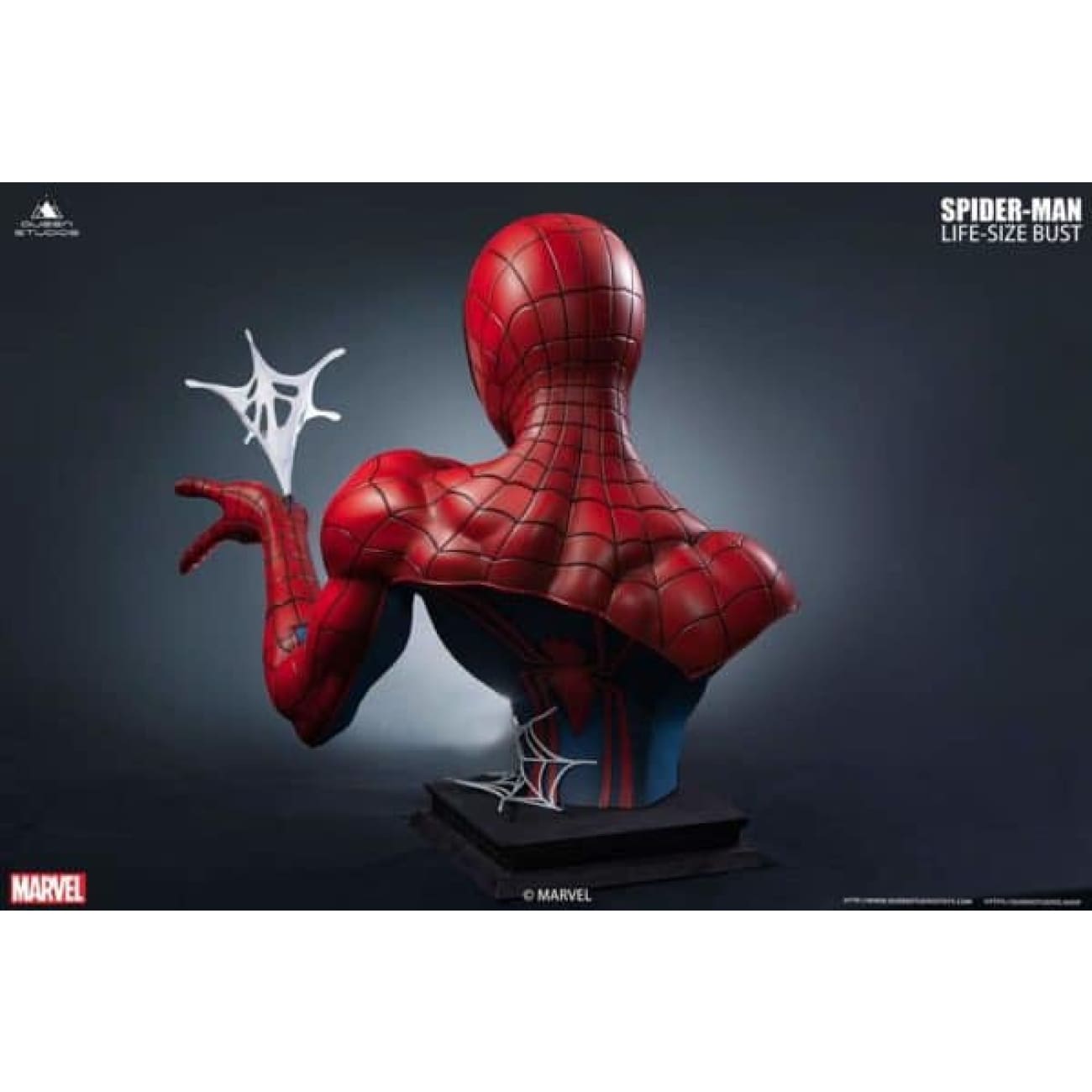 Queen Studio - Spiderman Bust [Blue Red/ Black Red/ Pure Black][1/1 scale]