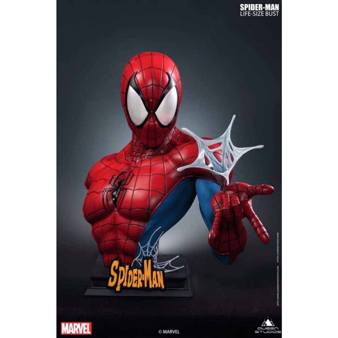 Queen Studio - Spiderman Bust [Blue Red/ Black Red/ Pure Black][1/1 scale]