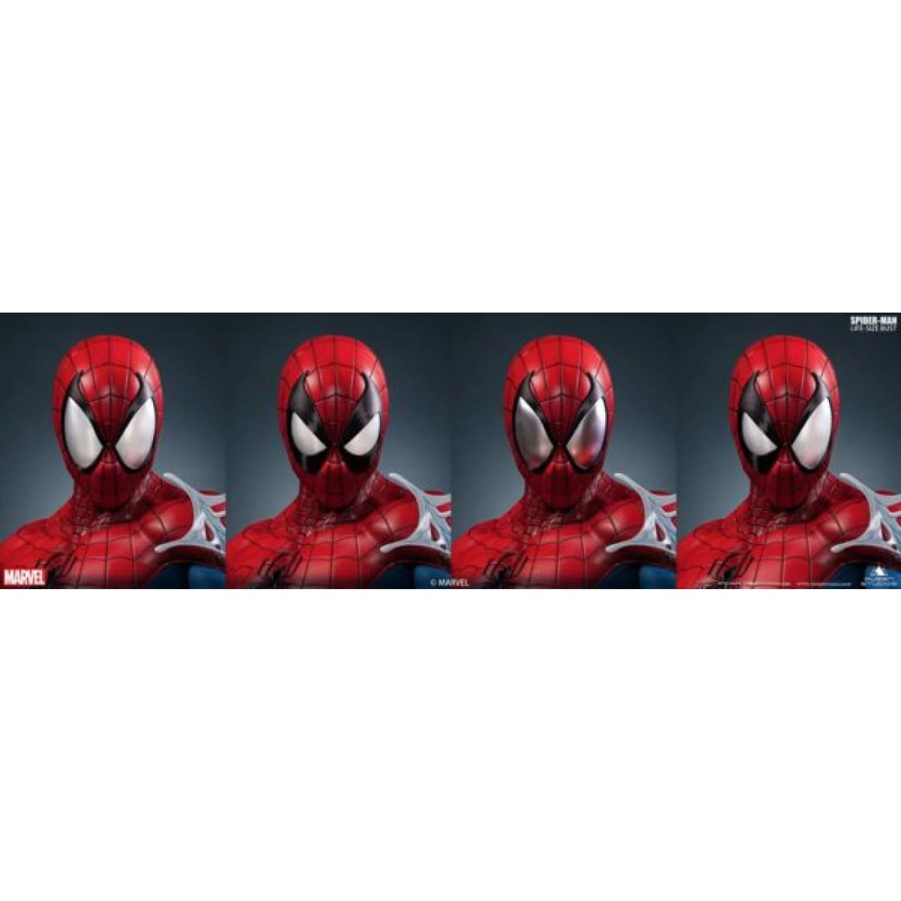 Queen Studio - Spiderman Bust [Blue Red/ Black Red/ Pure Black][1/1 scale]