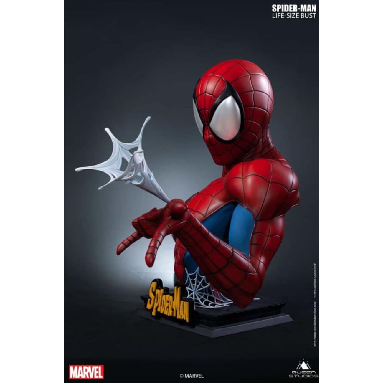 Queen Studio - Spiderman Bust [Blue Red/ Black Red/ Pure Black][1/1 scale]