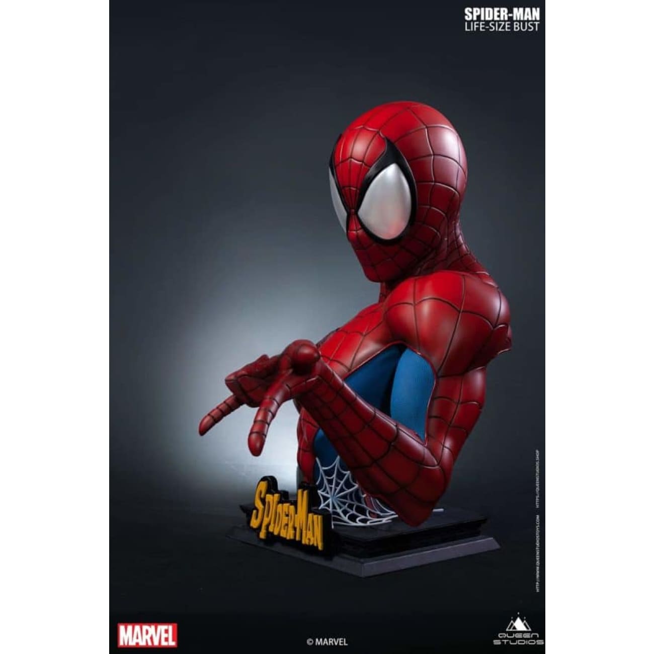 Queen Studio - Spiderman Bust [Blue Red/ Black Red/ Pure Black][1/1 scale]