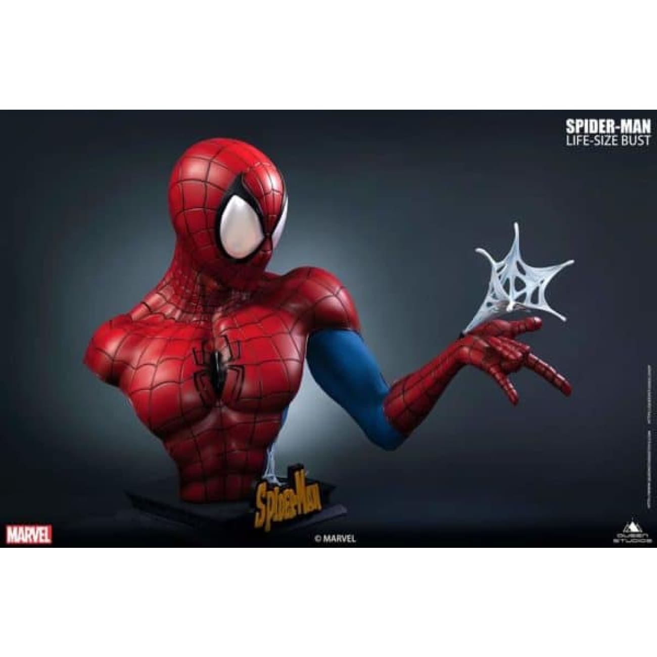 Queen Studio - Spiderman Bust [Blue Red/ Black Red/ Pure Black][1/1 scale]