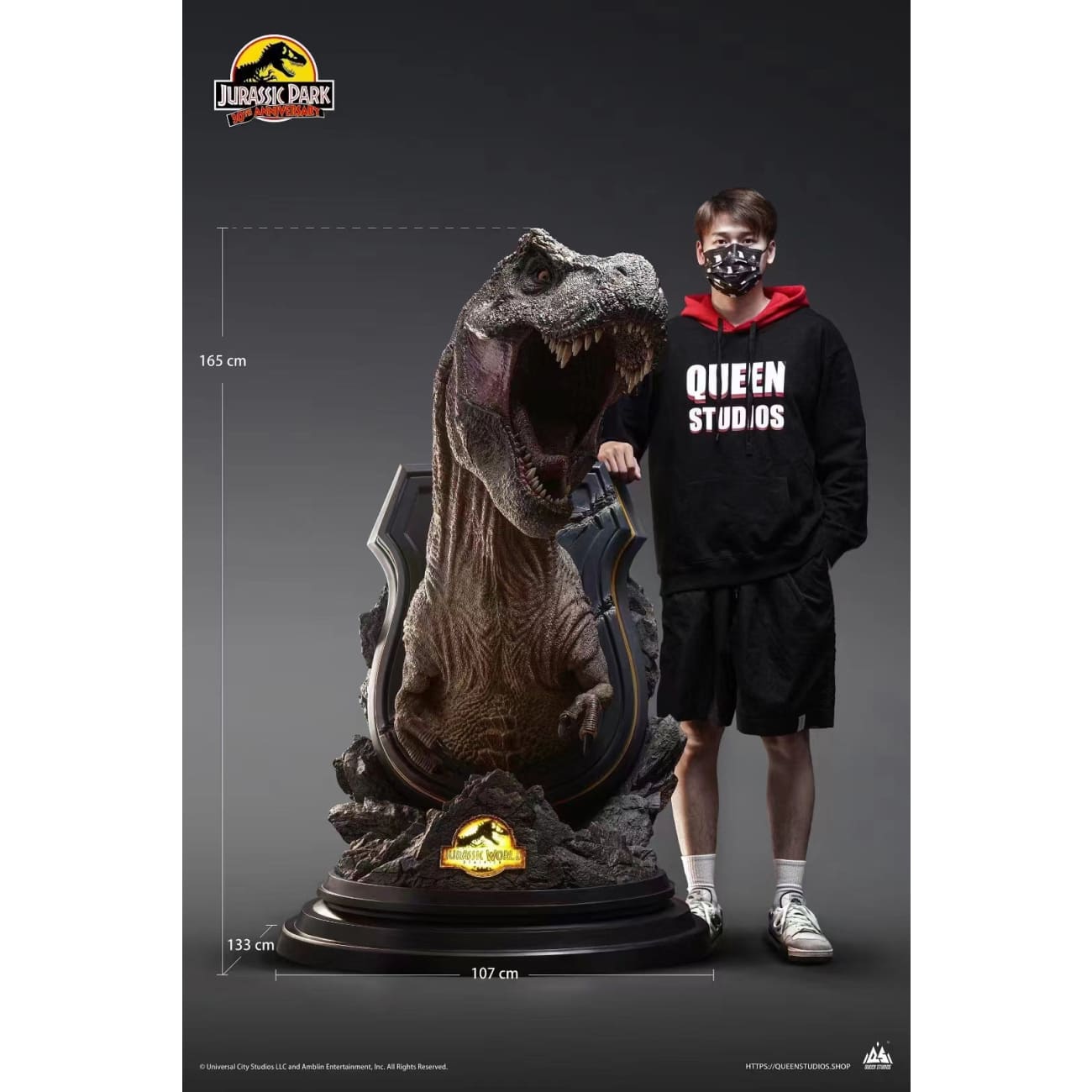 Queen Studio - Tyrannosaurus Rex 1/3 Scale Bust 