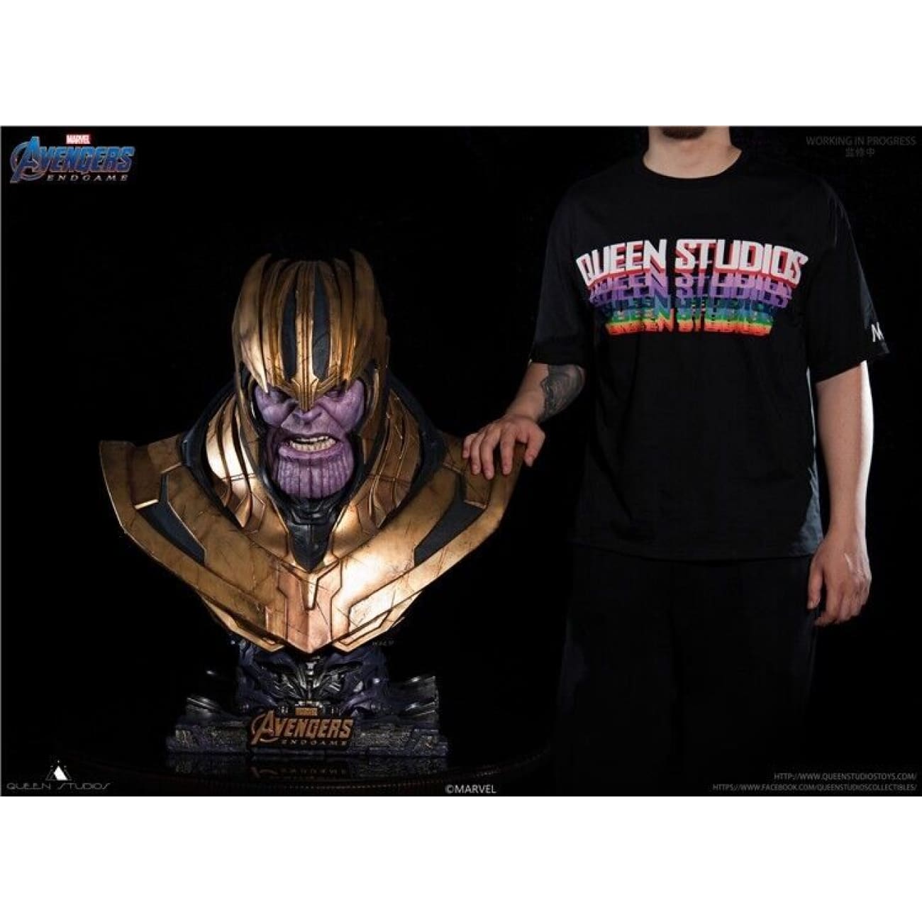 Queen Studios - The Avengers Thanos 1/1 Scale Bust