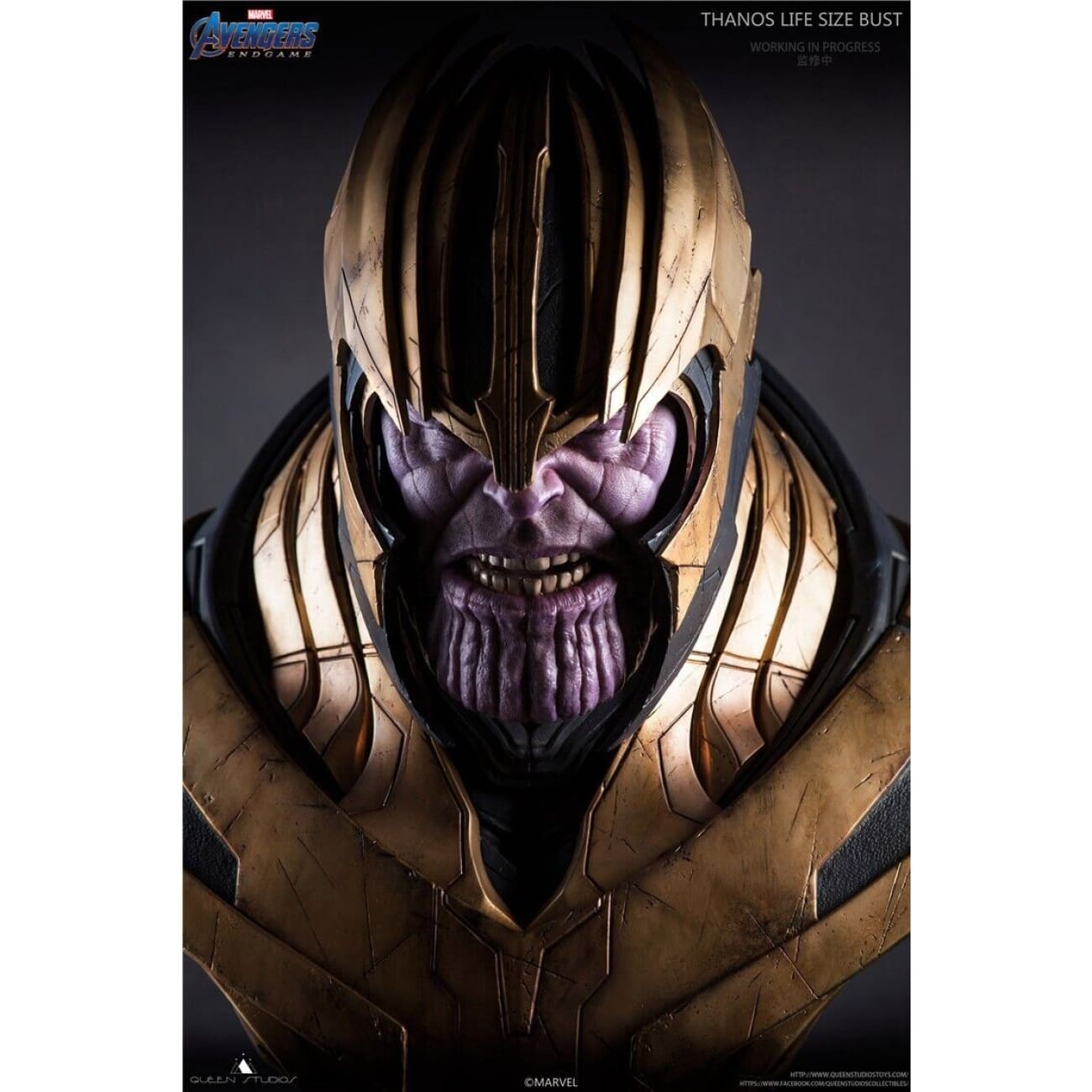 Queen Studios - The Avengers Thanos 1/1 Scale Bust