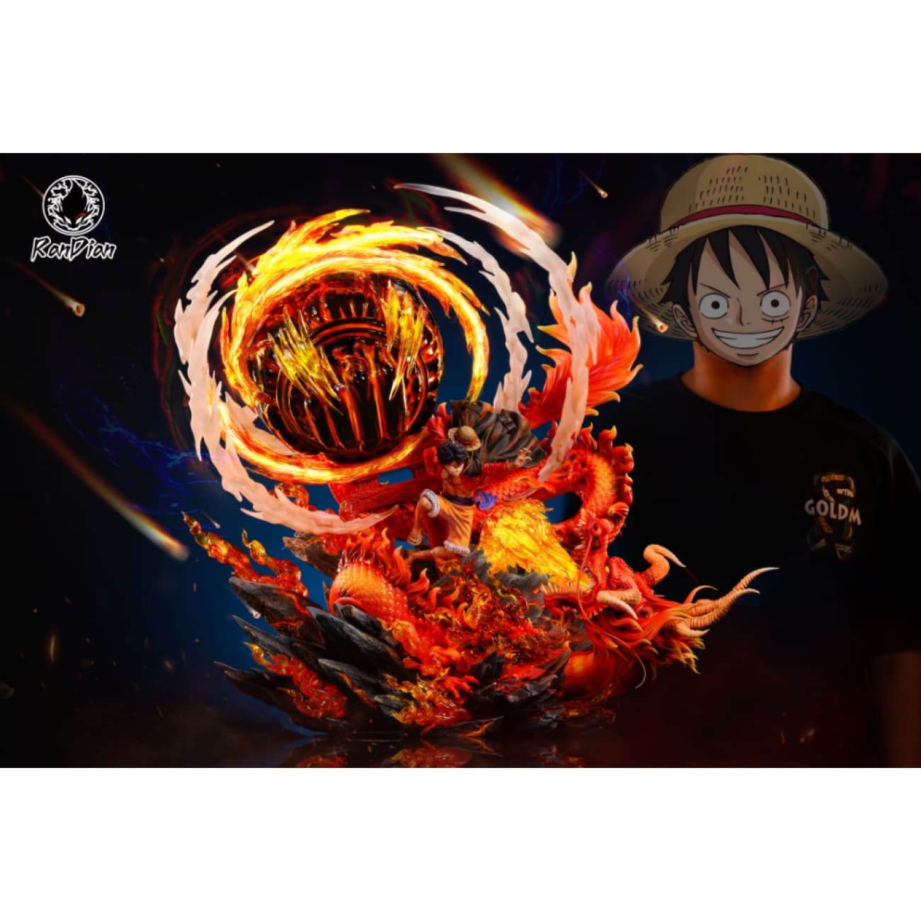 Ran Dian Studio - Monkey D. Luffy VS Kaen Daiko Kaido [4 Variants]