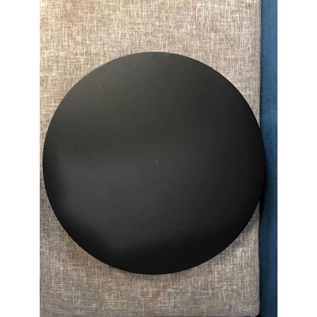 Rechargeable Matt Black Lazy Susan 350° Clockwise