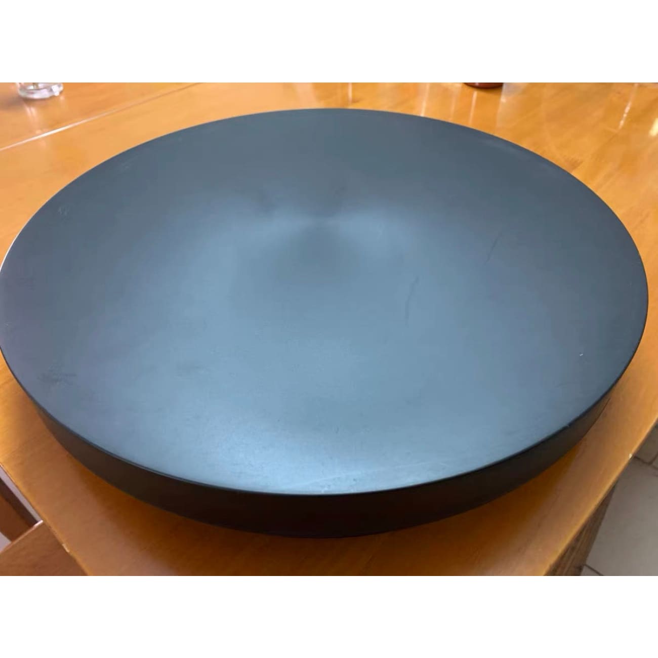 Rechargeable Matt Black Lazy Susan 350° Clockwise