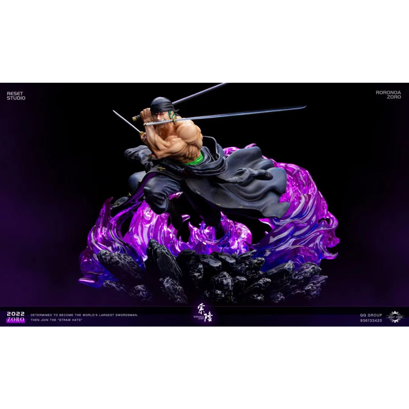 Reset Studio - Roronoa Zoro [ Black / Green / Wano] 