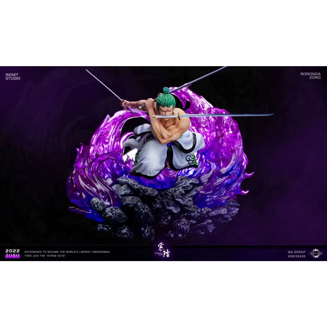 Reset Studio - Roronoa Zoro [ Black / Green / Wano] 