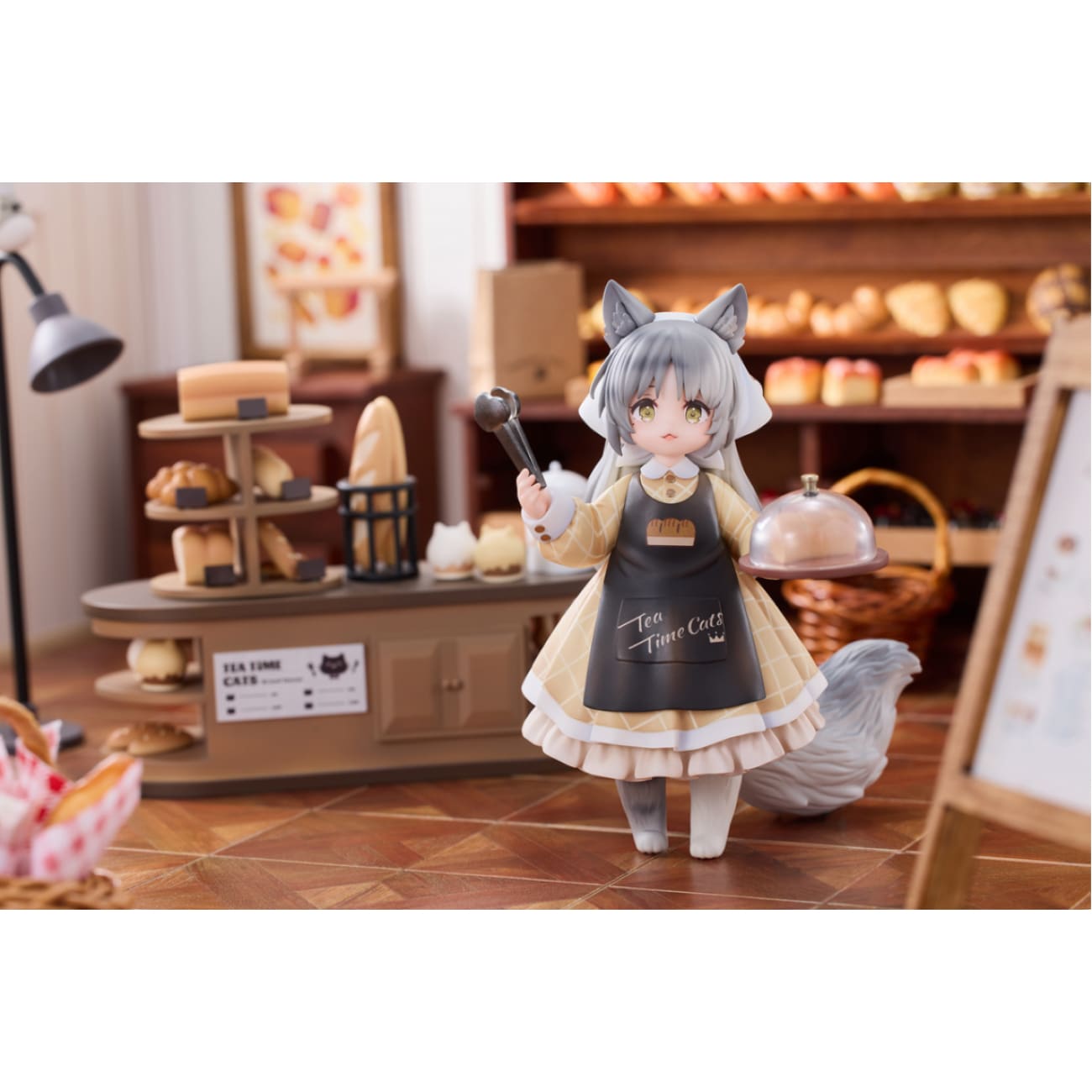 Ribose Studio - Meowtown Bread Shop Clerk Dragon Li / Customer British Shorthair