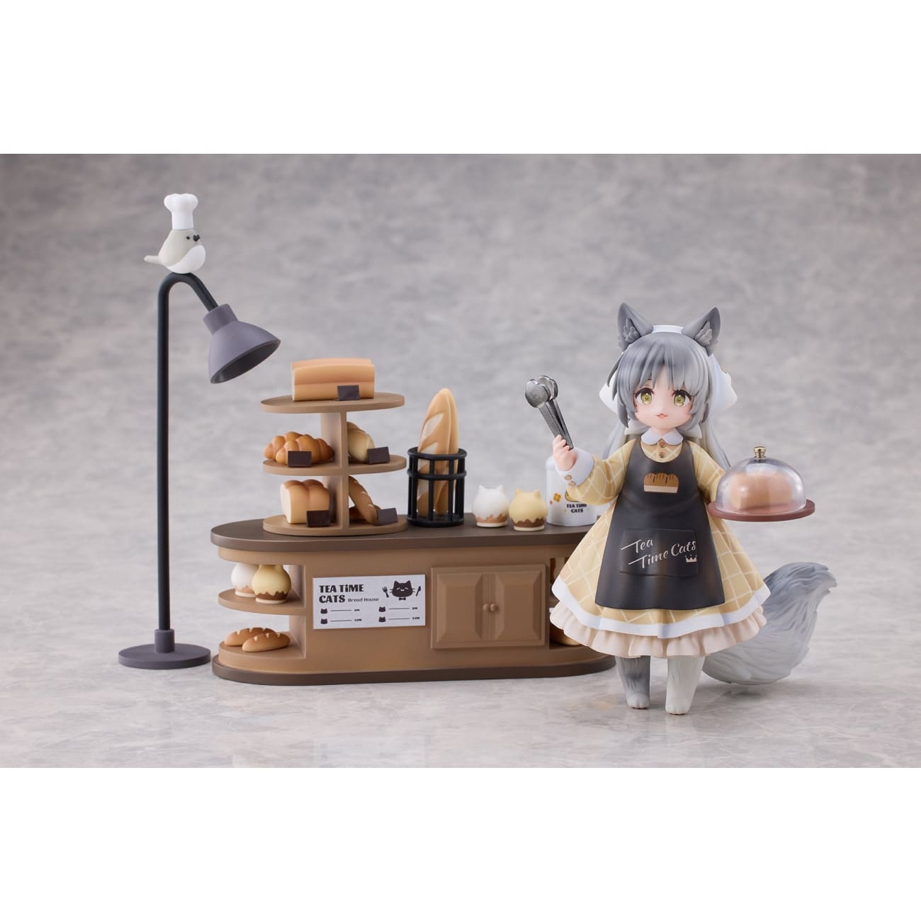 Ribose Studio - Meowtown Bread Shop Clerk Dragon Li / Customer British Shorthair
