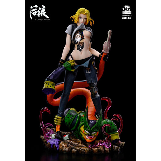 [Early Bird] Rising Waves Studio -   Anriod 18 vs Cell [Robot version / Bra version] [3 variants]