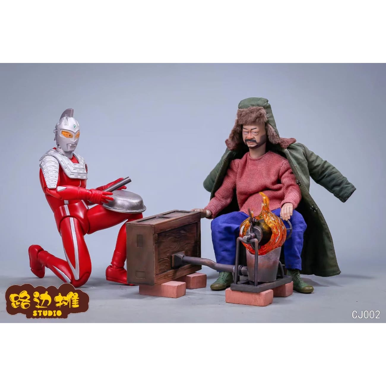Roadside Stall Studio - Childhood Memories Chinese Exploding Popcorn Scene Set [CJ002]