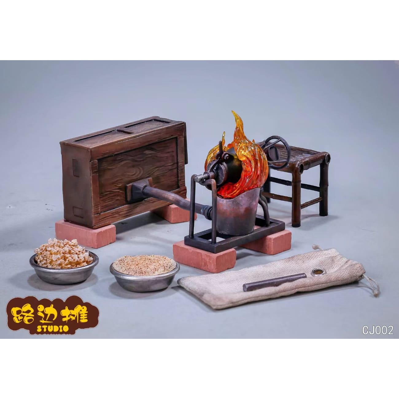 Roadside Stall Studio - Childhood Memories Chinese Exploding Popcorn Scene Set [CJ002]