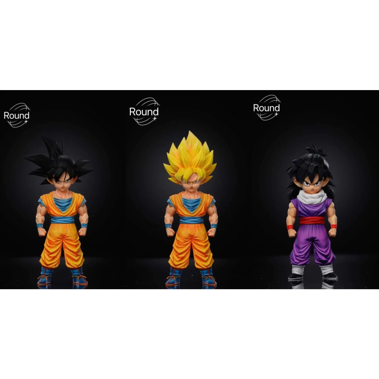Round Studio - Super Saiyan 1 Son Goku / Son Gohan