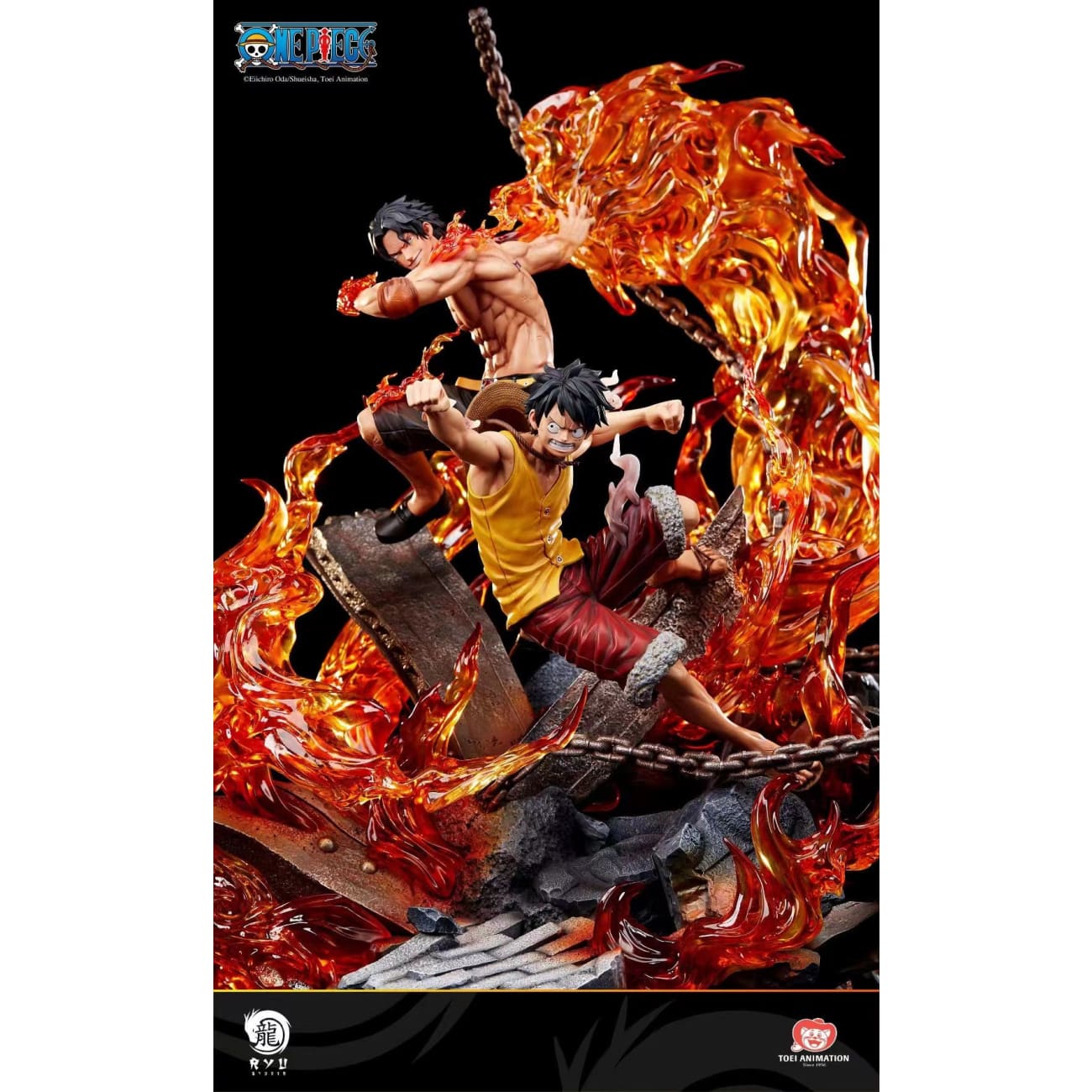Ryu Studio - Monkey D. Luffy & Portgas D. Ace [Licensed]