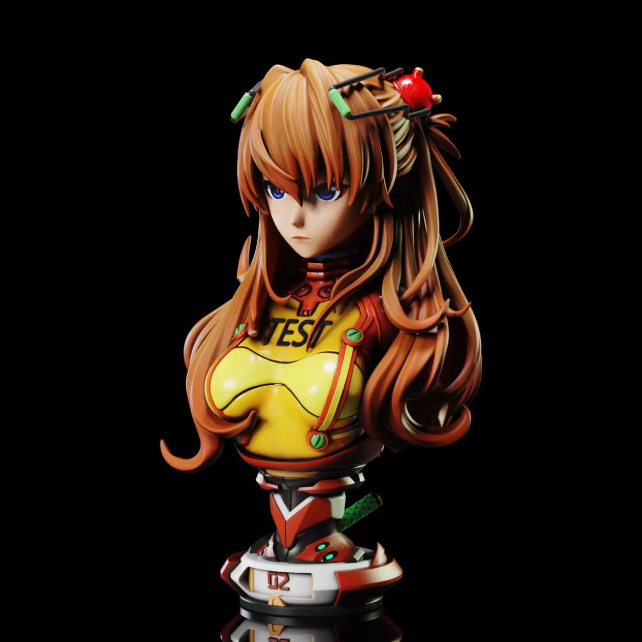 Sakura Studio  -  Asuka Bust [Red / Yellow]
