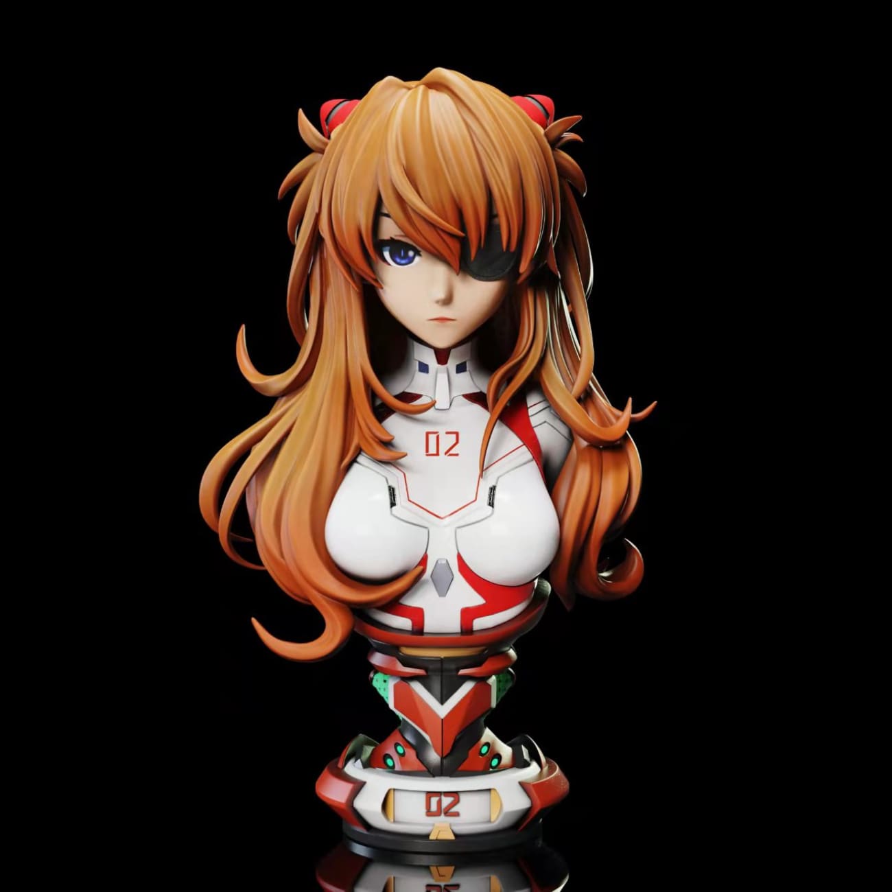 Sakura Studio  -  Asuka Bust [Red / Yellow]