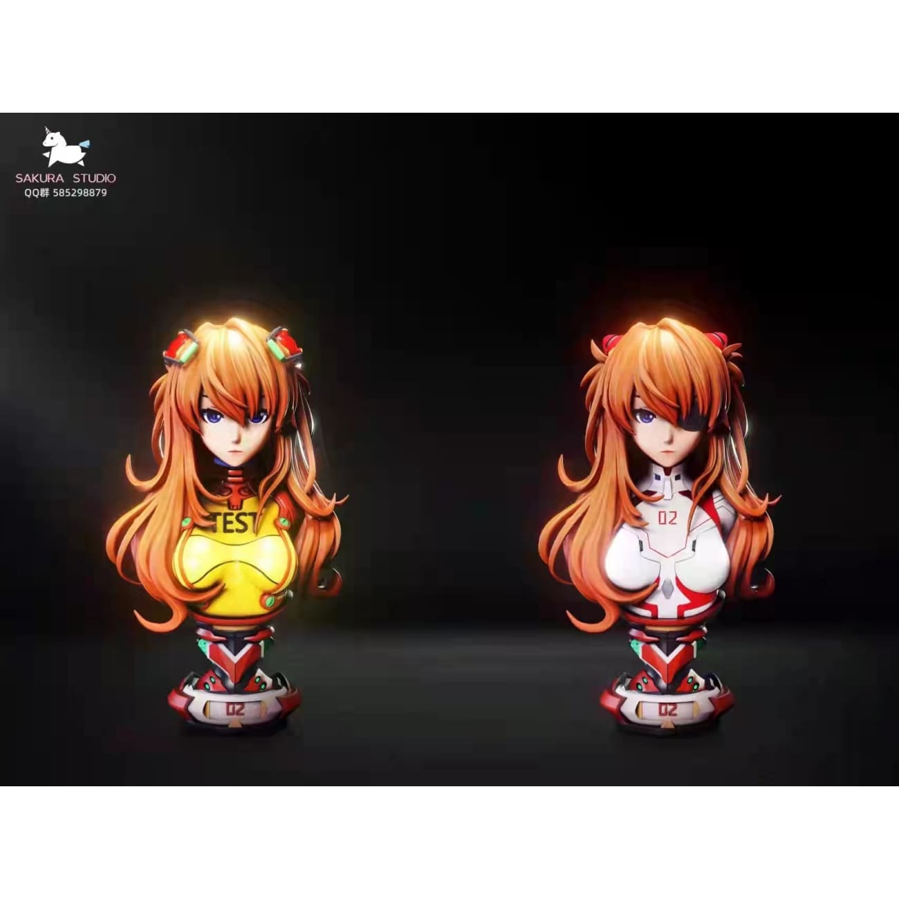 Sakura Studio  -  Asuka Bust [Red / Yellow]