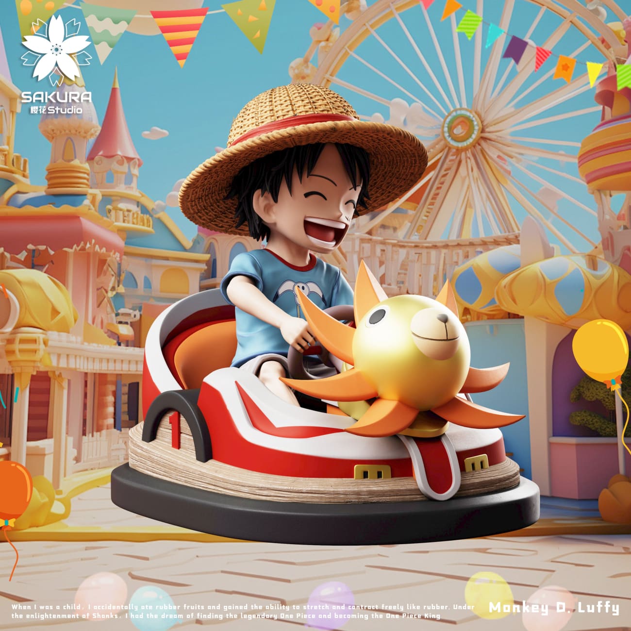 Sakura Studio - Bumper Car Monkey D. Luffy [2 Variants]