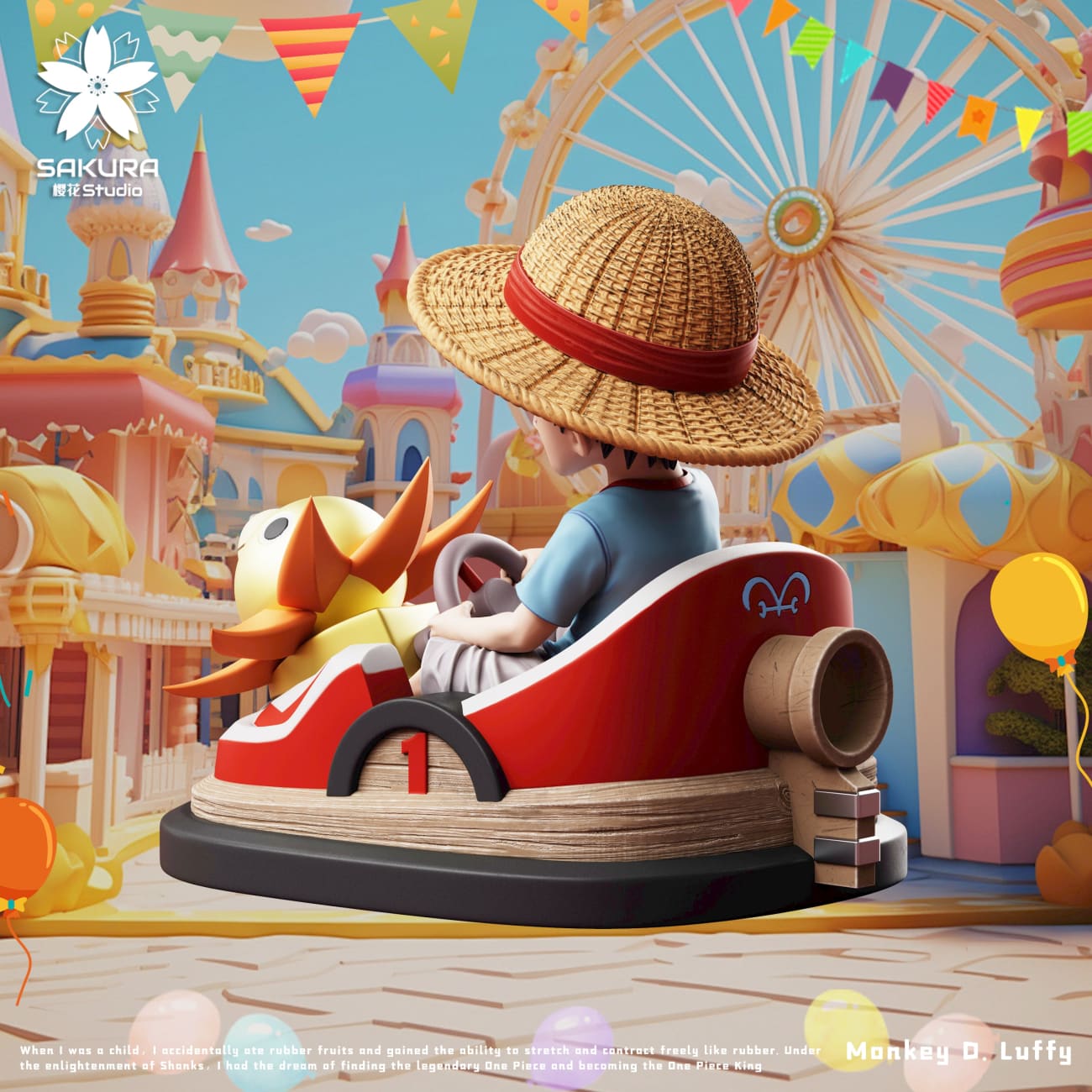 Sakura Studio - Bumper Car Monkey D. Luffy [2 Variants]