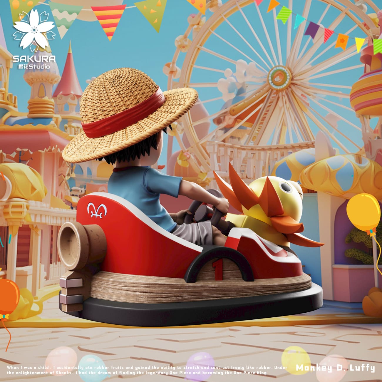 Sakura Studio - Bumper Car Monkey D. Luffy [2 Variants]