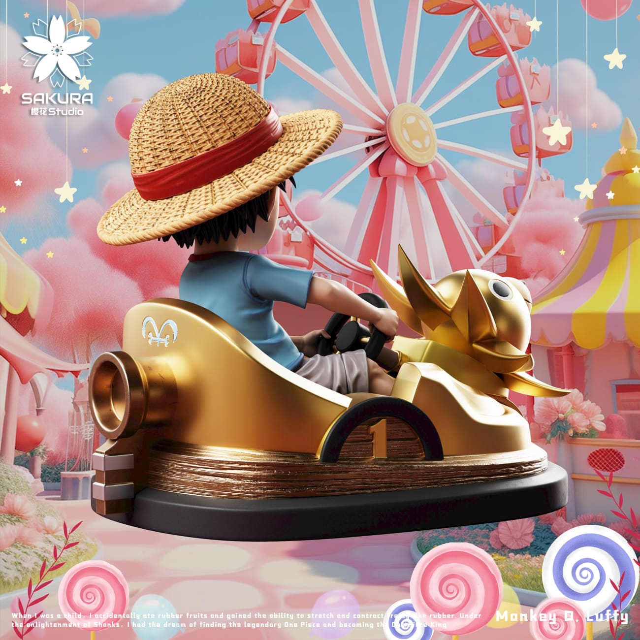 Sakura Studio - Bumper Car Monkey D. Luffy [2 Variants]