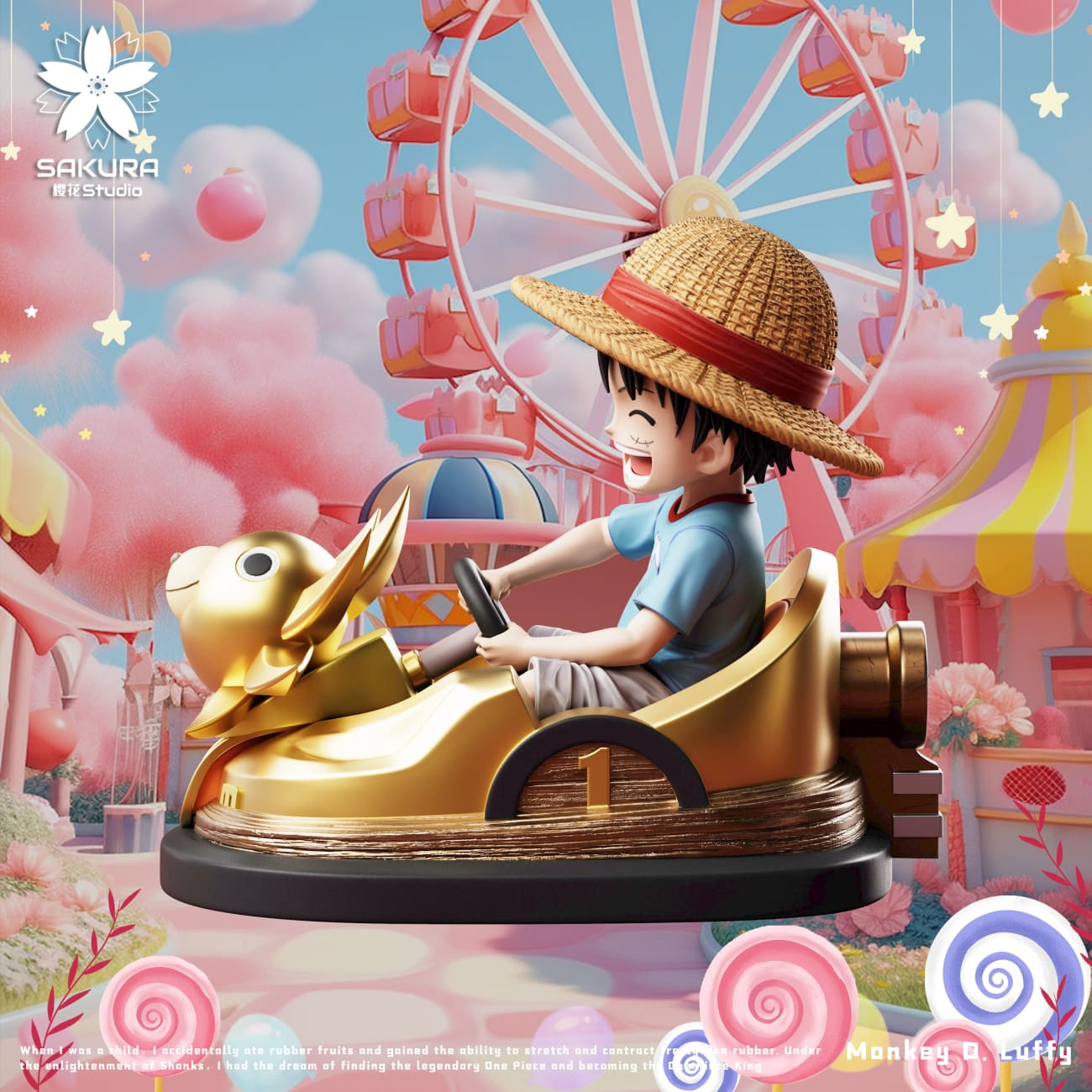 Sakura Studio - Bumper Car Monkey D. Luffy [2 Variants]