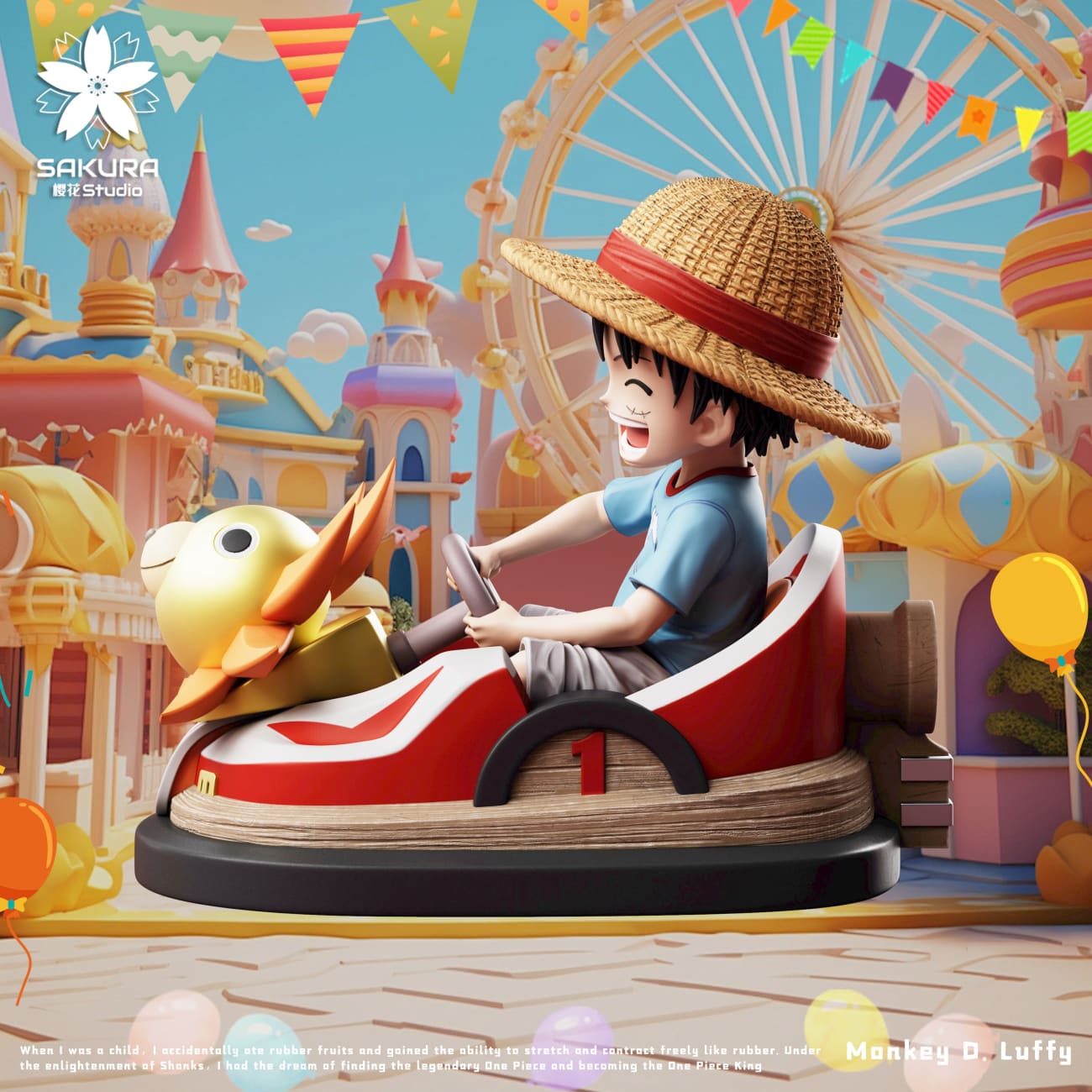 Sakura Studio - Bumper Car Monkey D. Luffy [2 Variants]