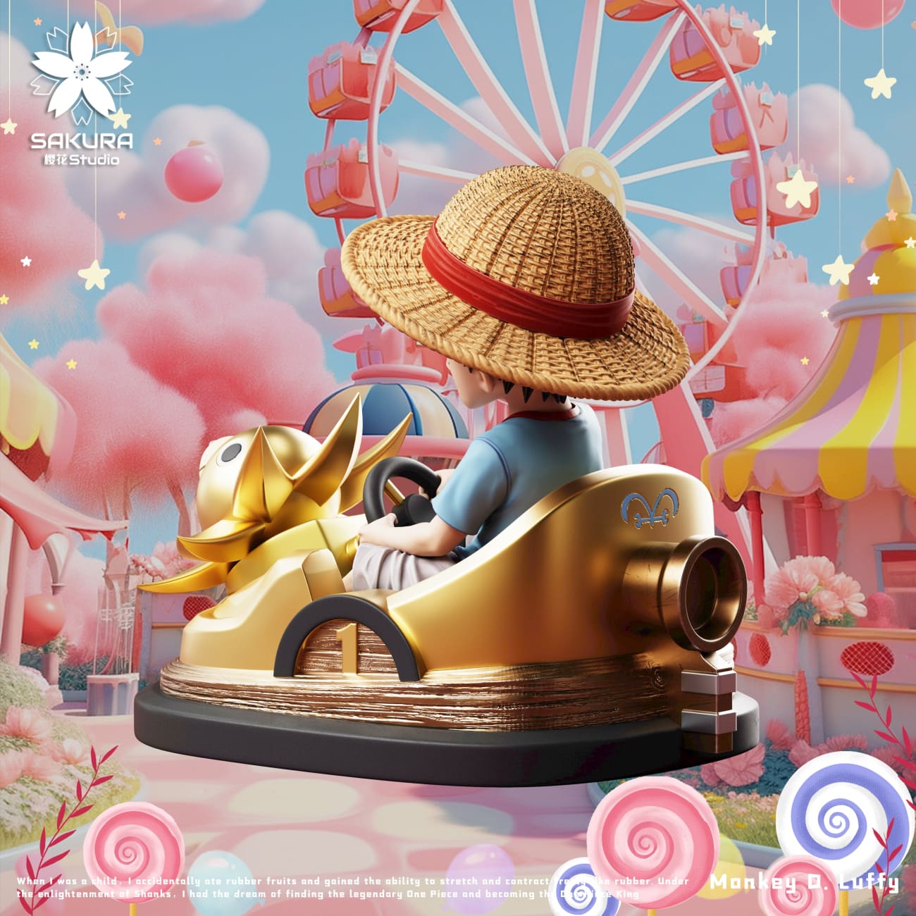 Sakura Studio - Bumper Car Monkey D. Luffy [2 Variants]