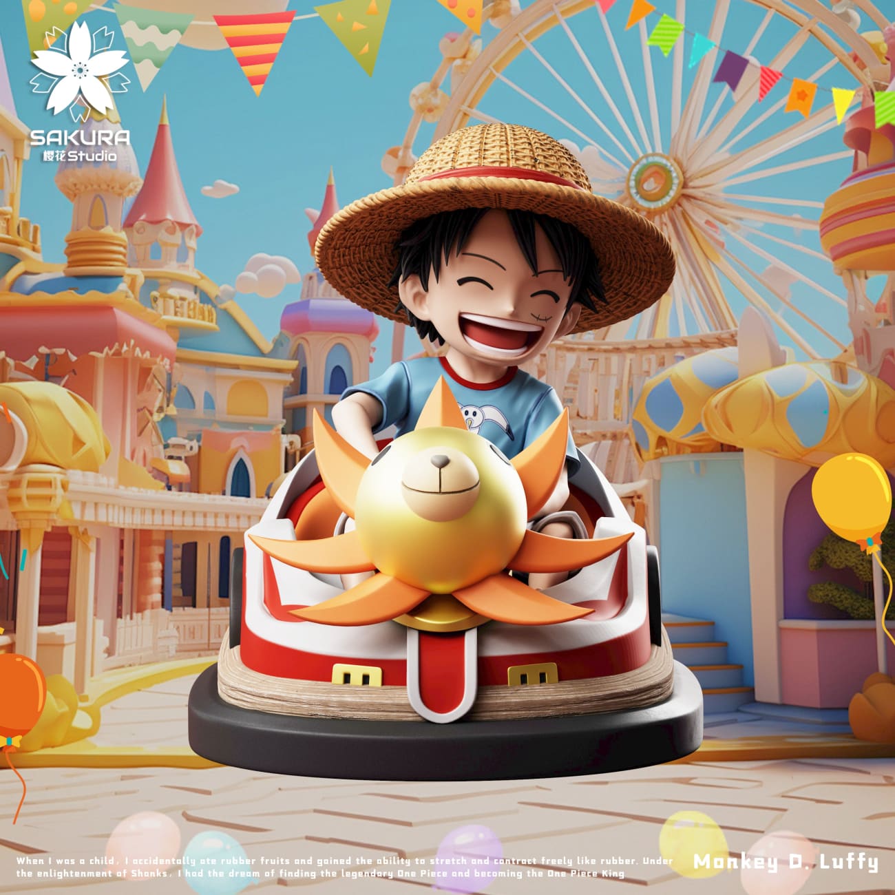 Sakura Studio - Bumper Car Monkey D. Luffy [2 Variants]
