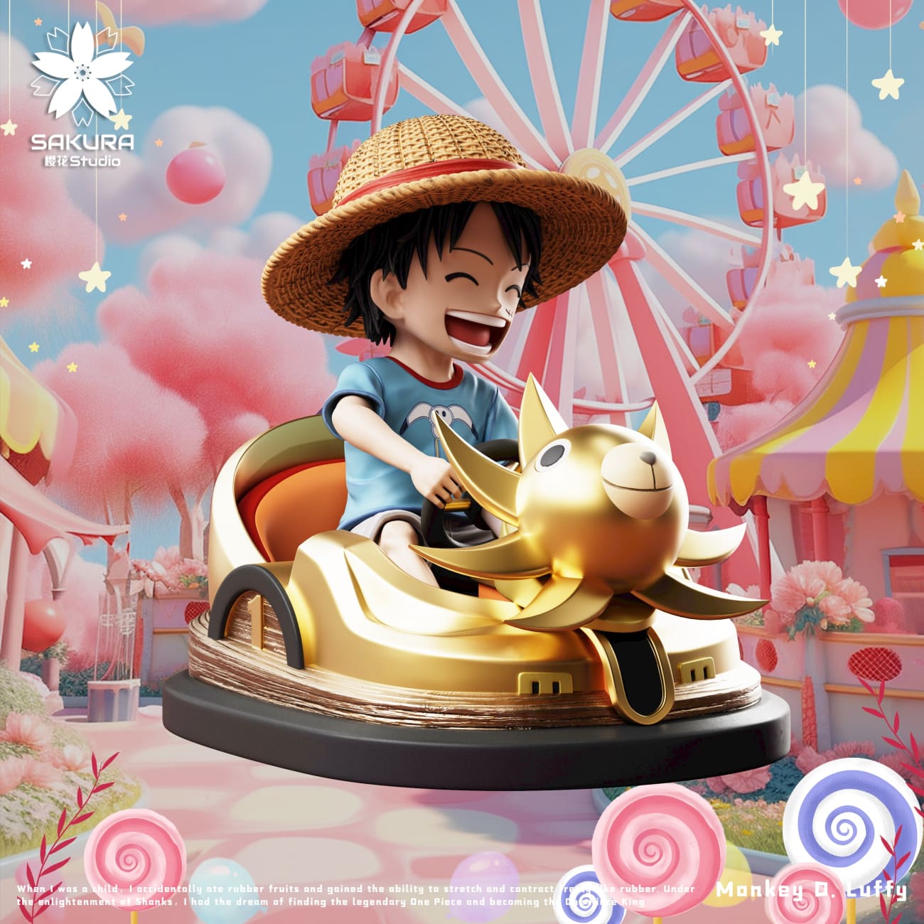 Sakura Studio - Bumper Car Monkey D. Luffy [2 Variants]