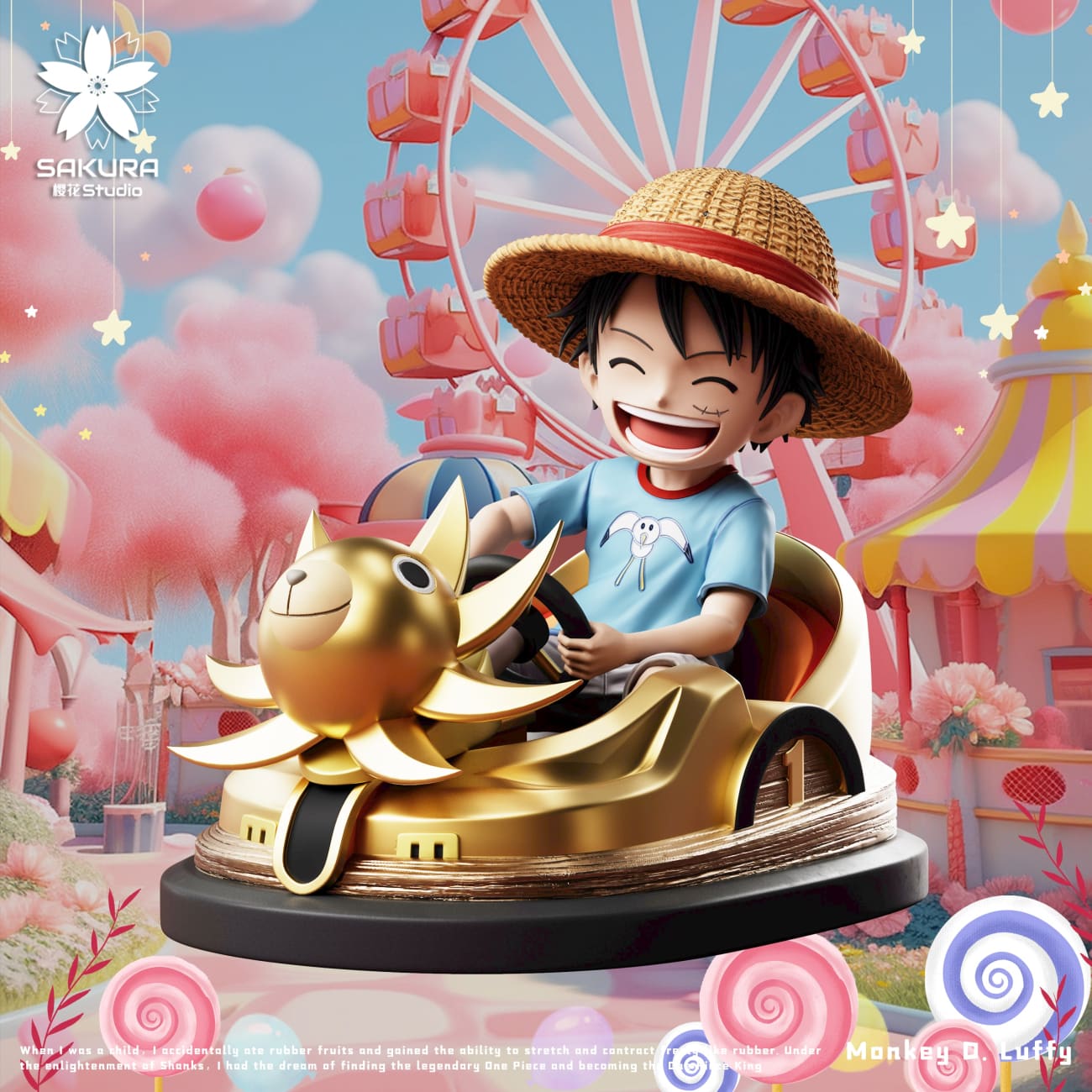Sakura Studio - Bumper Car Monkey D. Luffy [2 Variants]