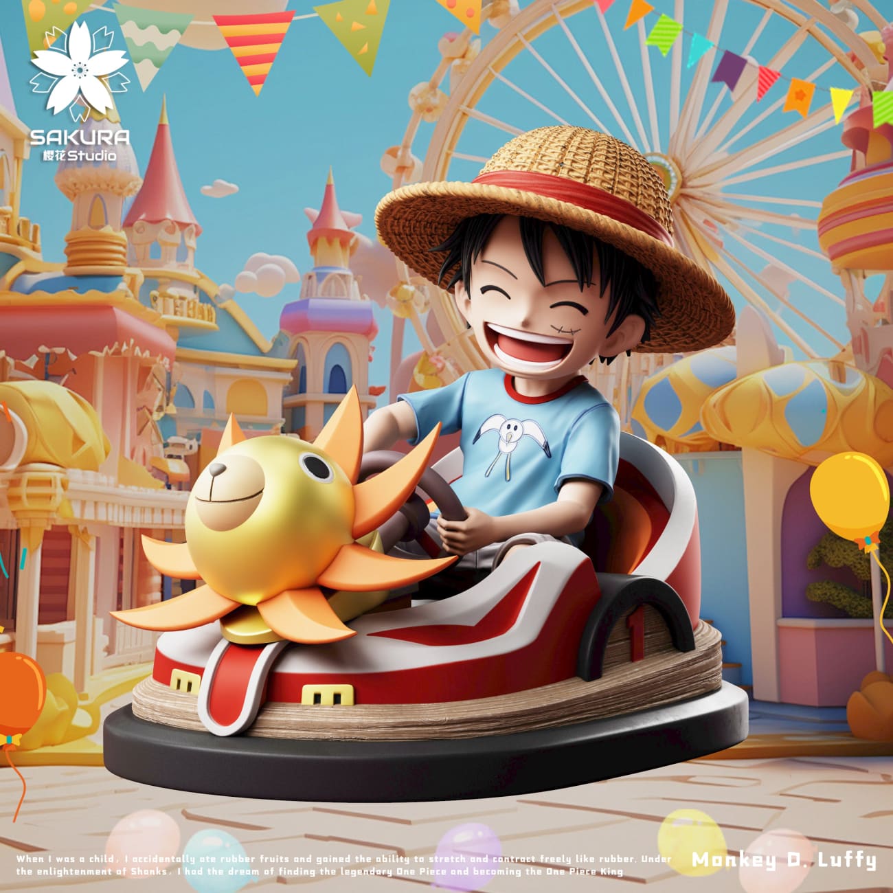 Sakura Studio - Bumper Car Monkey D. Luffy [2 Variants]