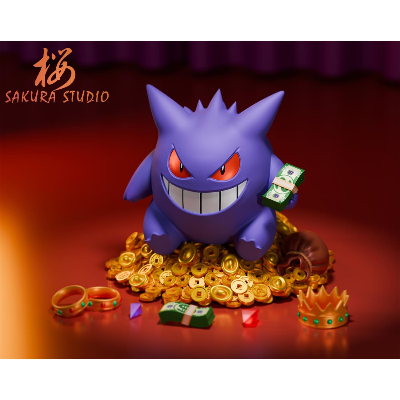 Sakura Studio - Gold Coin Gengar