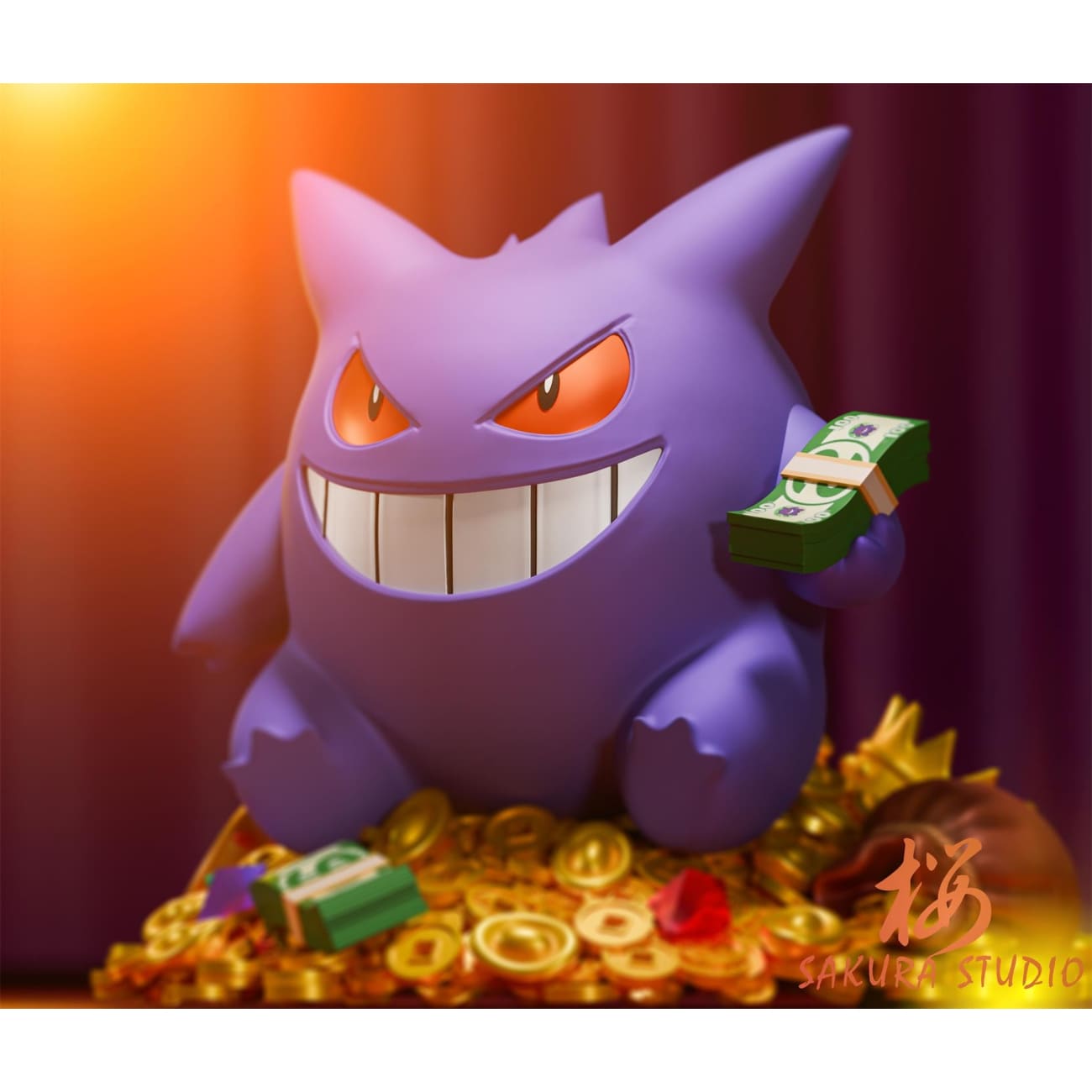 Sakura Studio - Gold Coin Gengar