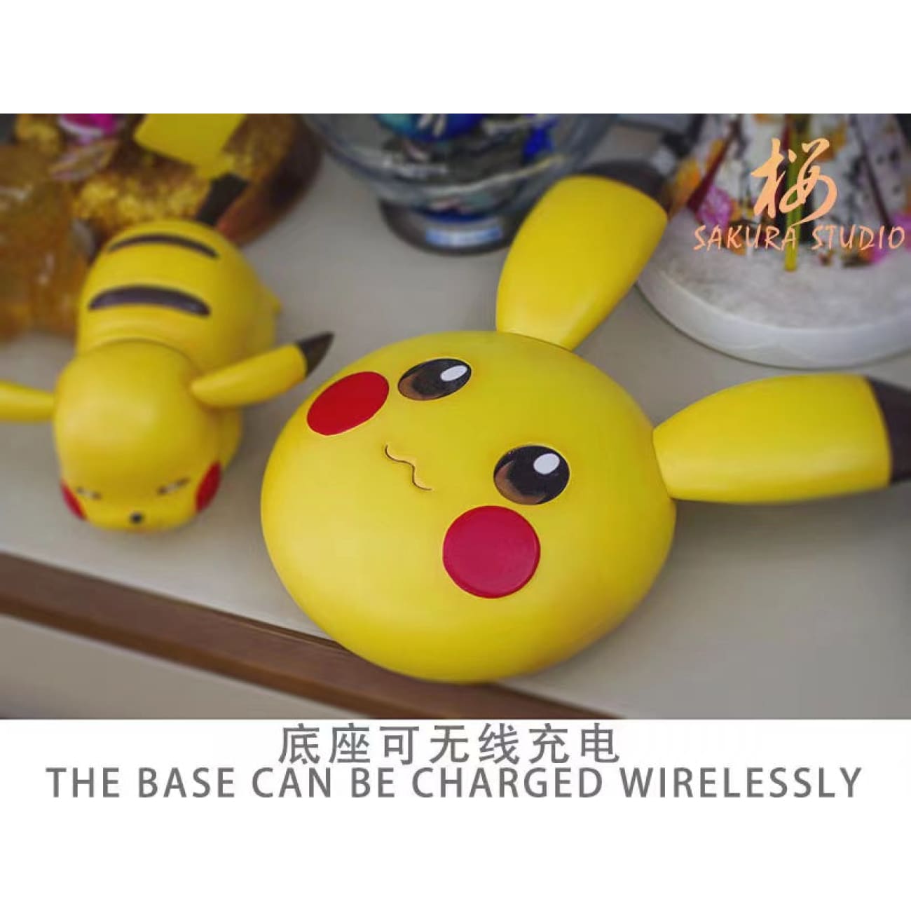 SAKURA Studio - Pikachu and Pikachu wireless charger