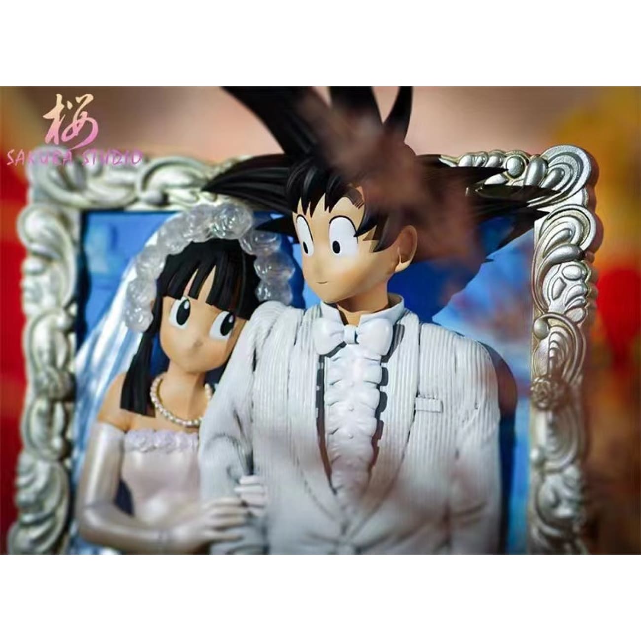 Sakura Studio - Son Goku and Qiqi wedding Frame [Table stand and wall hang]