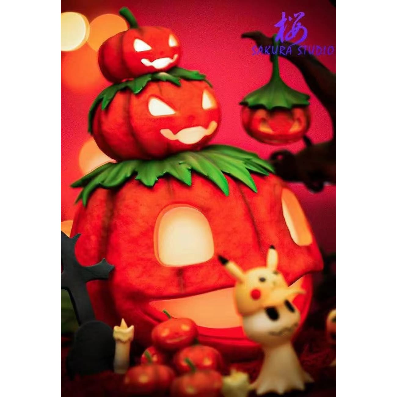 Sakura Studio - Spooky Pikachu and Mimikyu 
