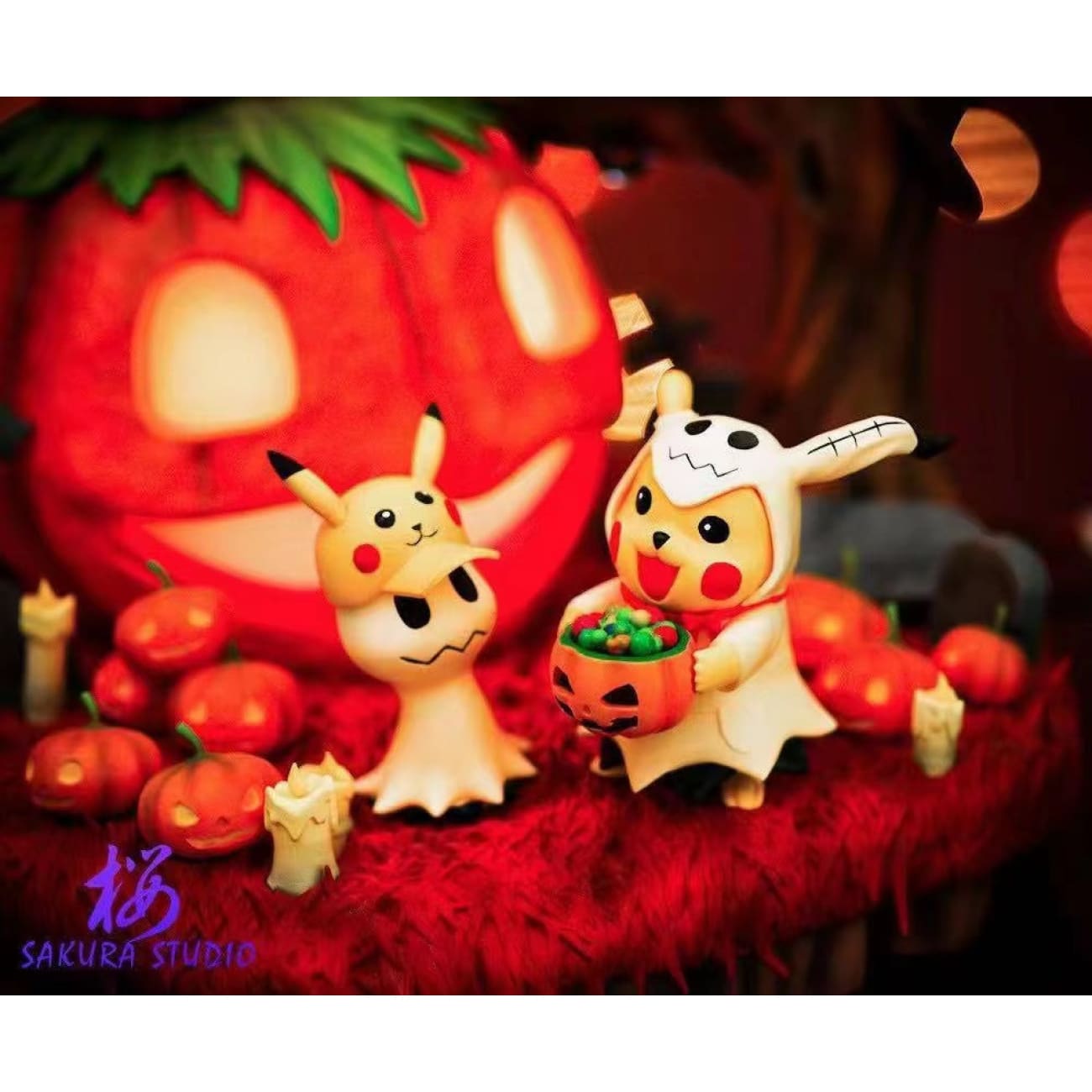 Sakura Studio - Spooky Pikachu and Mimikyu 