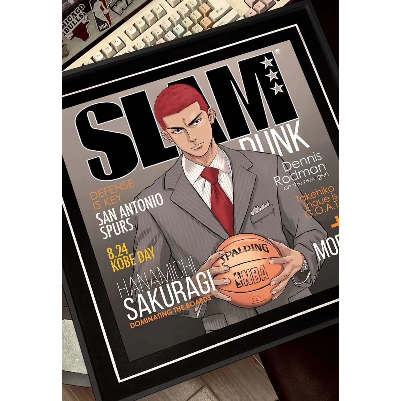 Sakuragi Hanamichi Magazine Cover Photo Frame