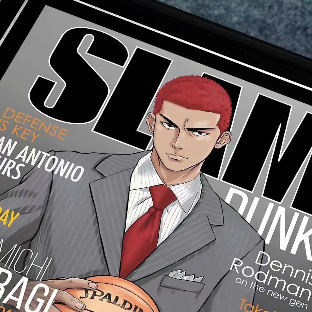 Sakuragi Hanamichi Magazine Cover Photo Frame