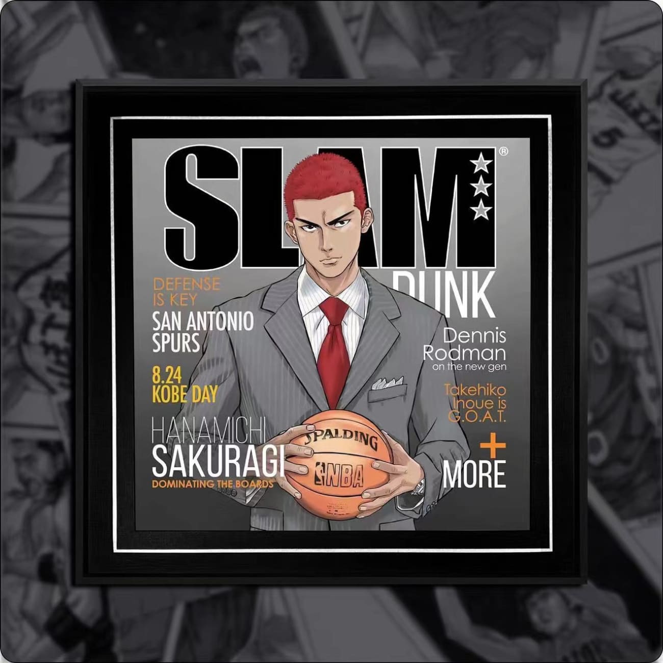 Sakuragi Hanamichi Magazine Cover Photo Frame