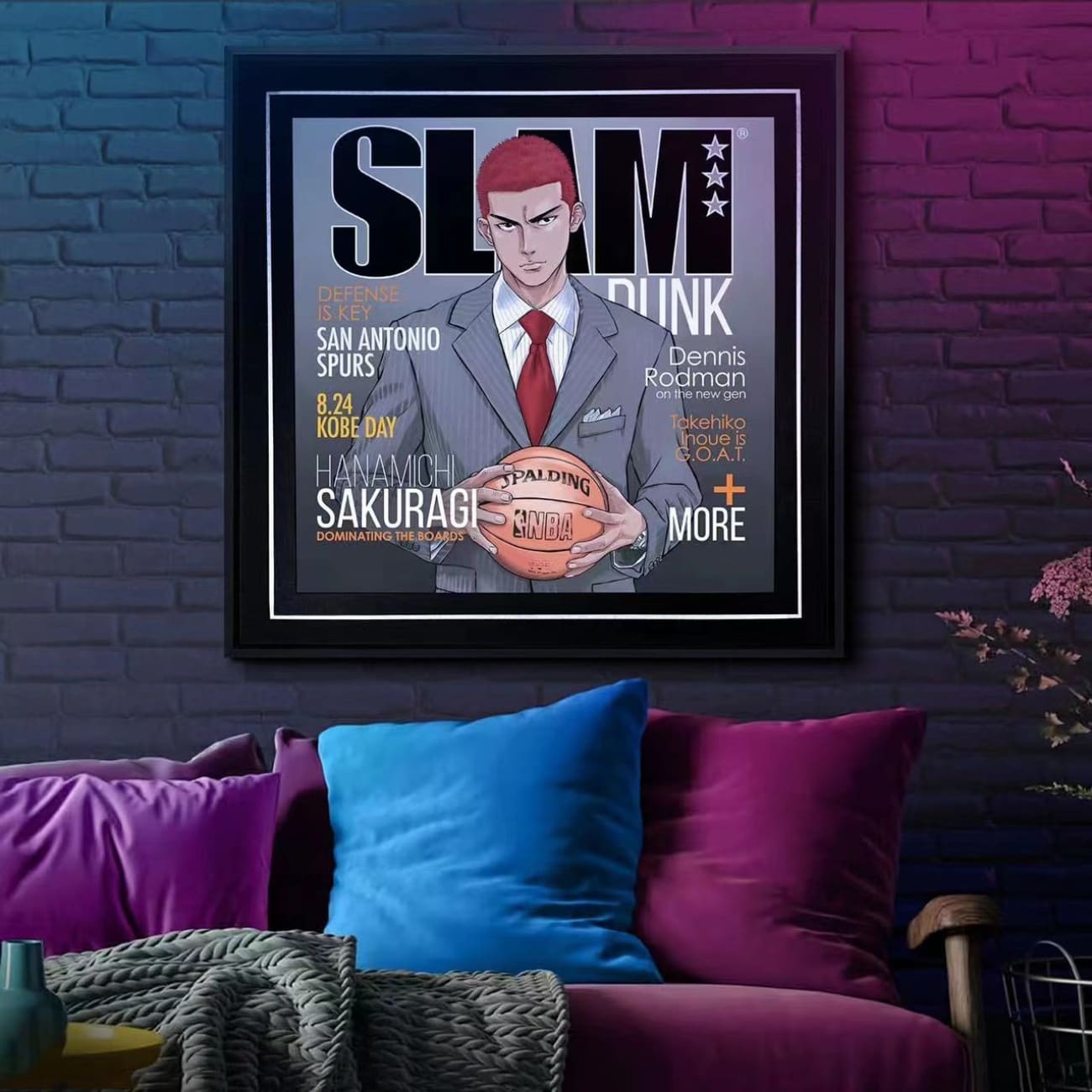 Sakuragi Hanamichi Magazine Cover Photo Frame