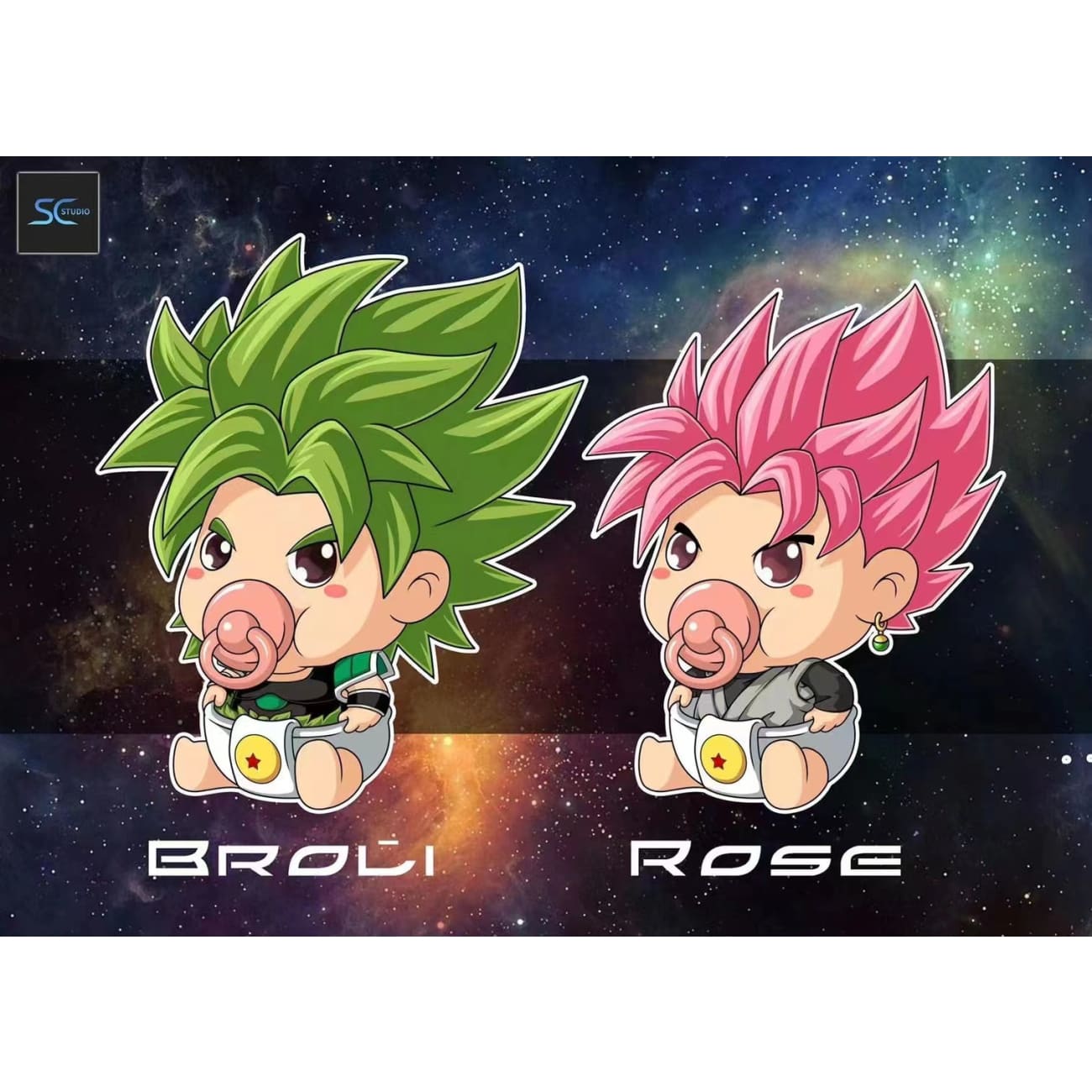 SC Studio X GM Studio - Toddle Son Goku & Vegeta 