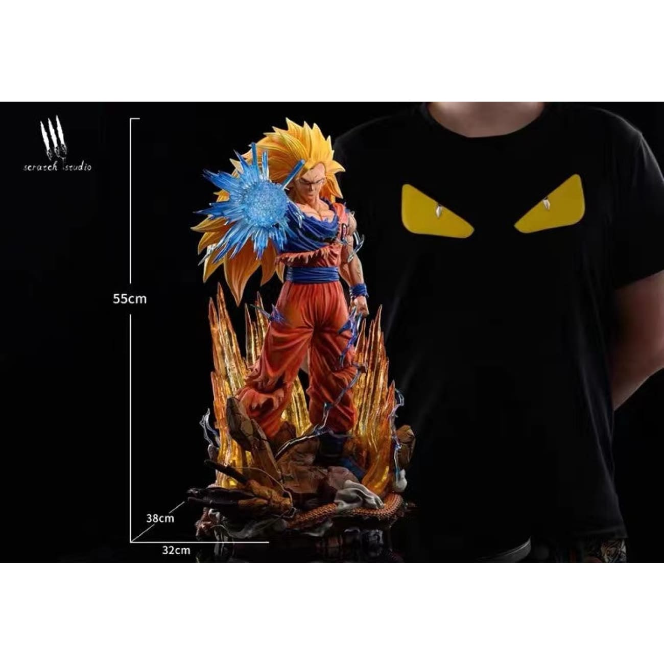 Scratch Studio - Son Goku Super Saiyan 3 [2 Varinats]